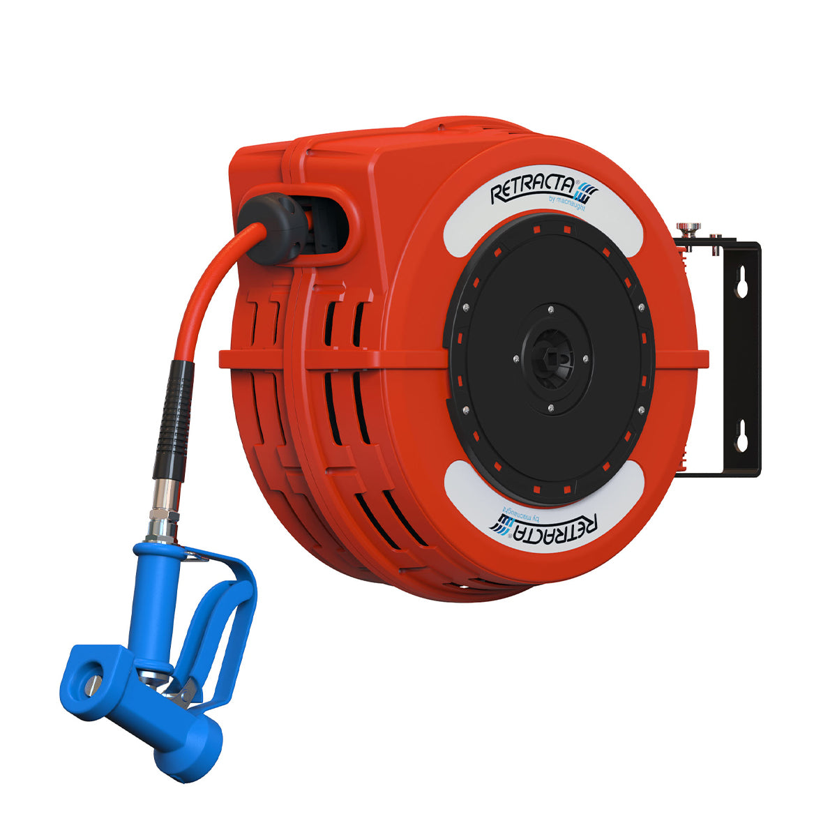 Legacy Retractable Air/Water Hose Reel — With 1/2in. x 50ft. PVC