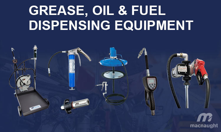 Grease, Oil, fuel equipment  Banner - Macnaught USA