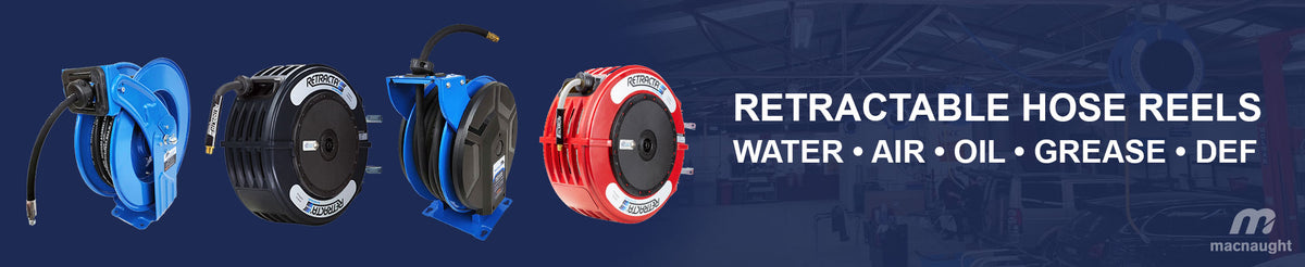 Retractable Hose Reel Banner - Macnaught USA