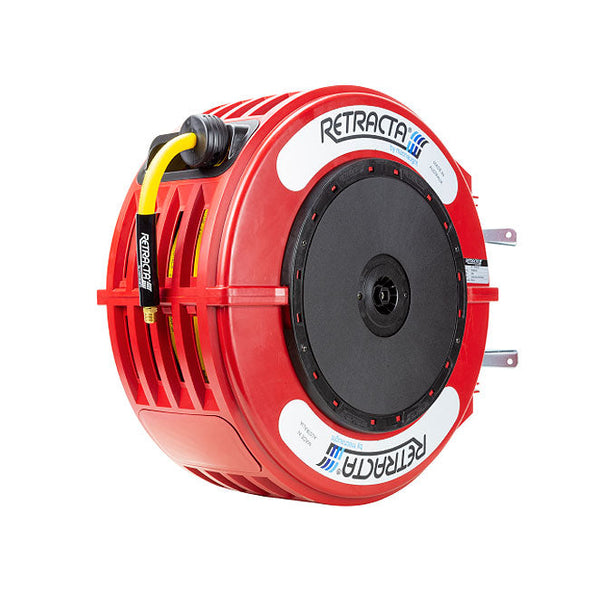Retractable Hose Reels for Air, Water, Oil and Grease